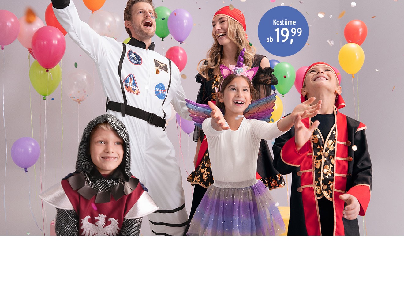 Kostüme für Karneval