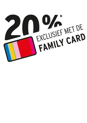20% met Family Card
