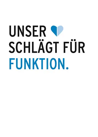 Unser Herz schlägt für Funktion