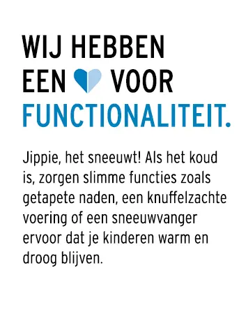 Sneeuwkleding met geavanceerde functies