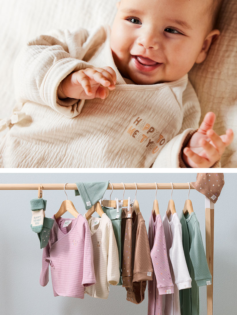 Outfits voor pasgeborenen