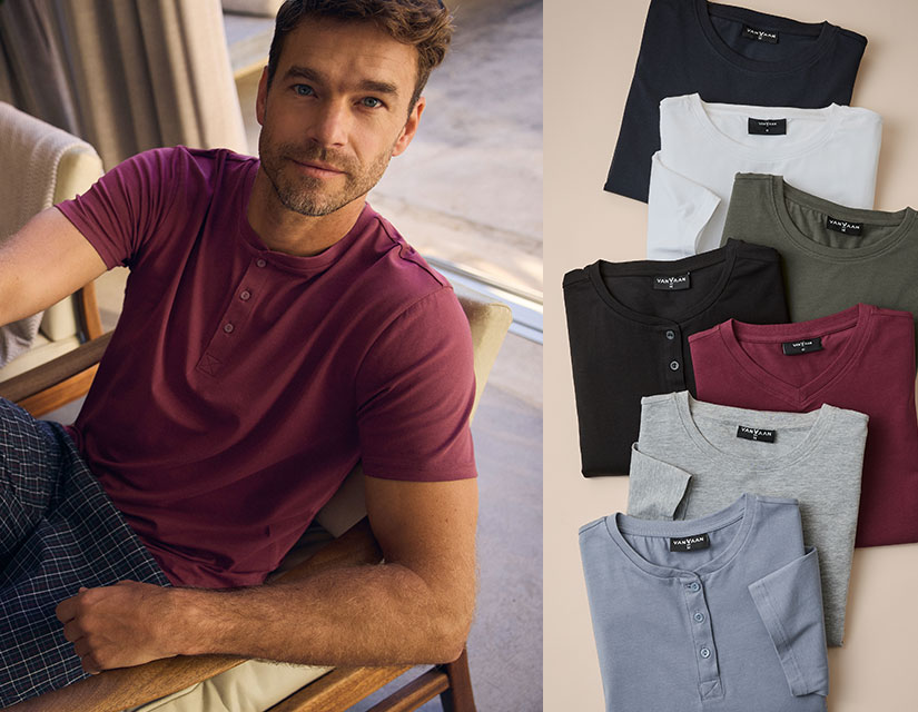 Dag- en nachtkleding voor heren