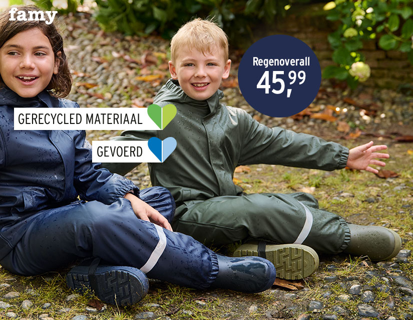Gevoerde regenkleding voor peuters