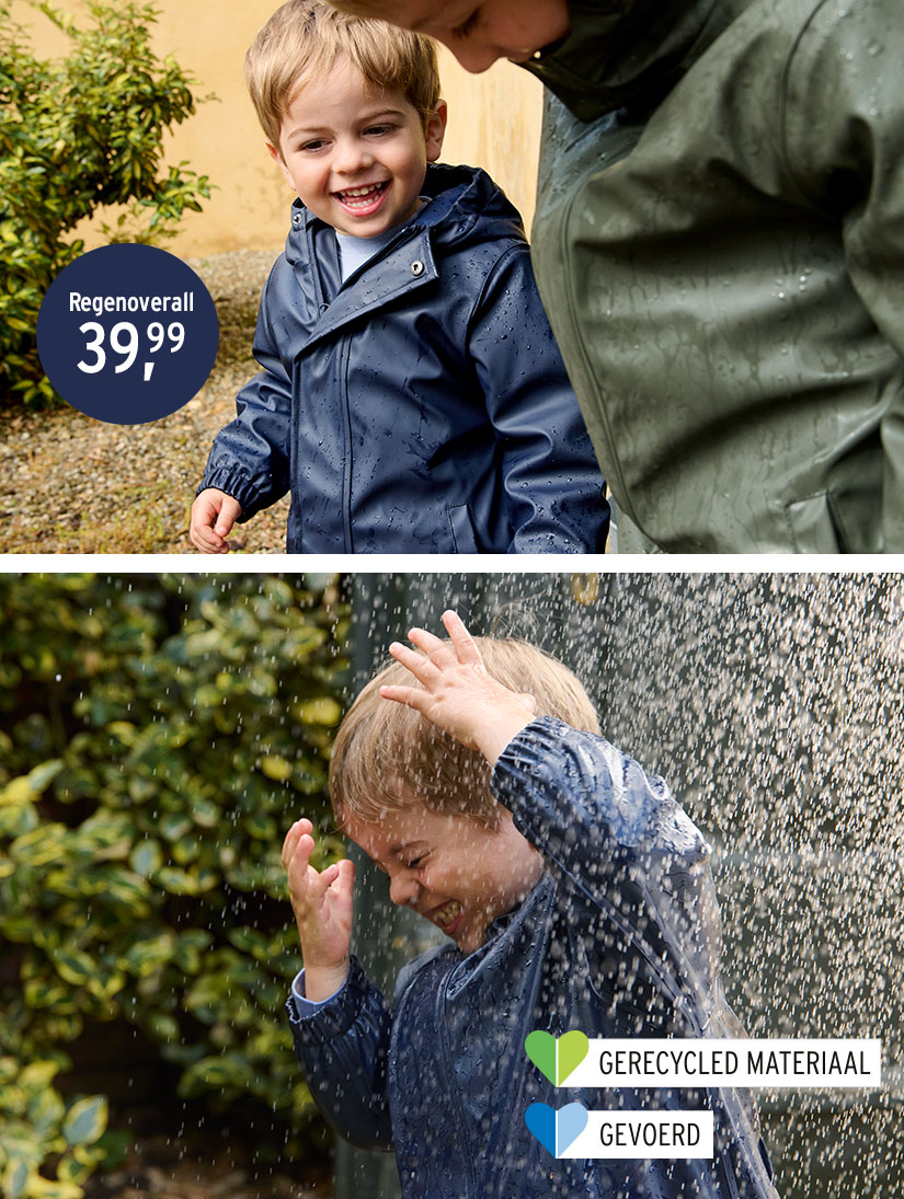 Regenoveralls voor babyjongens