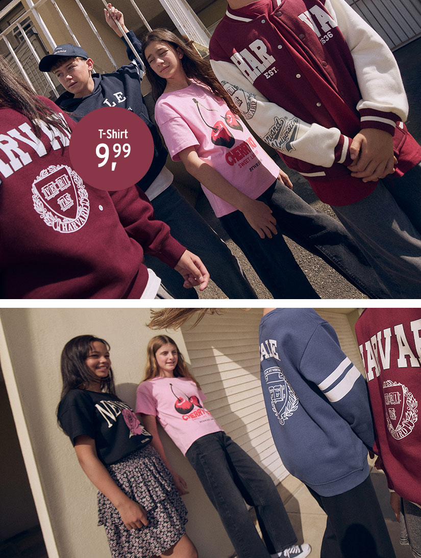 Sweaters met studentenprint voor meisjes