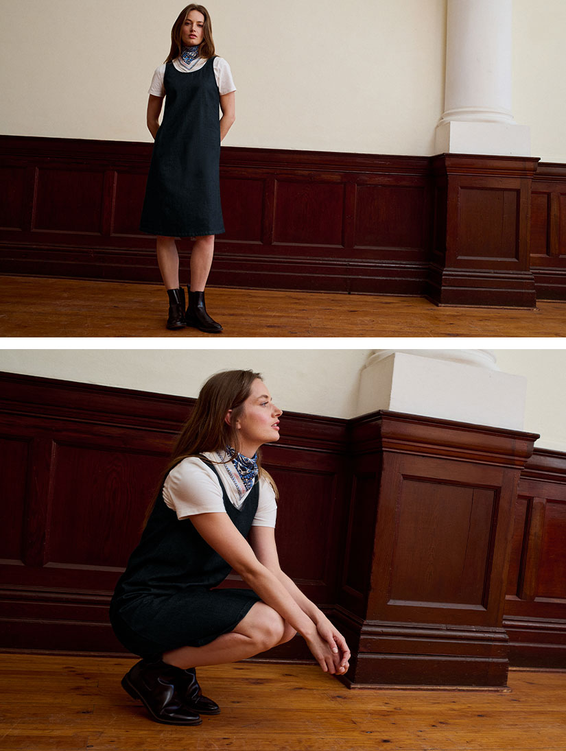 Denim jurk voor vrouwen