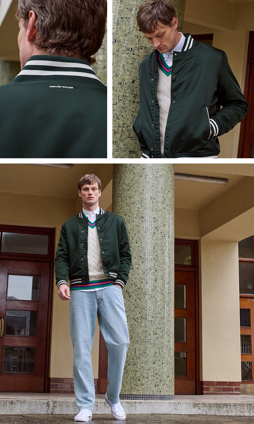 College outfit voor mannen