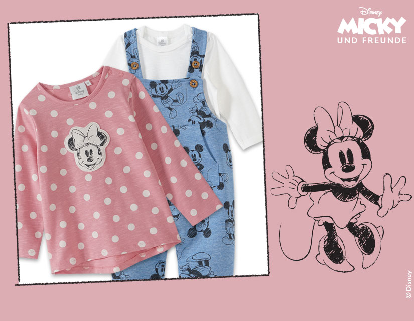 Kleding met Mickey & Minnie Mouse prints