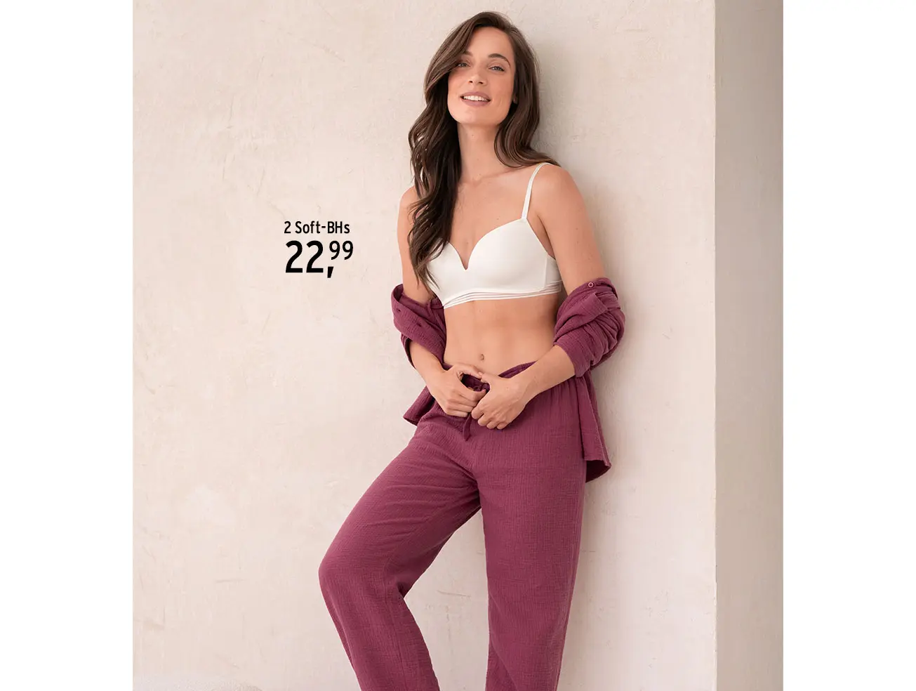 Comfortabele zachte bh voor vrouwen