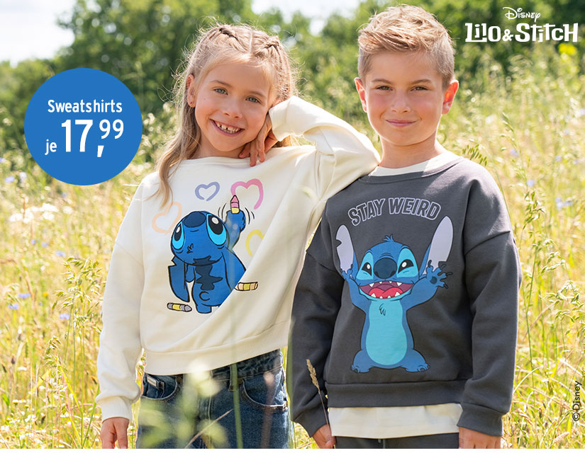 Kinderkleding met Lilo & Stitch