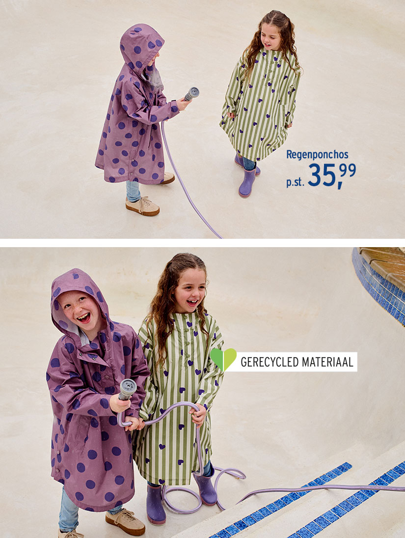 Regenponcho's voor kinderen