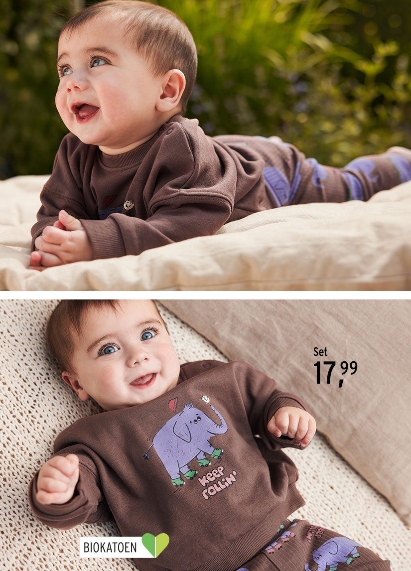 Set met print voor baby's en peuters