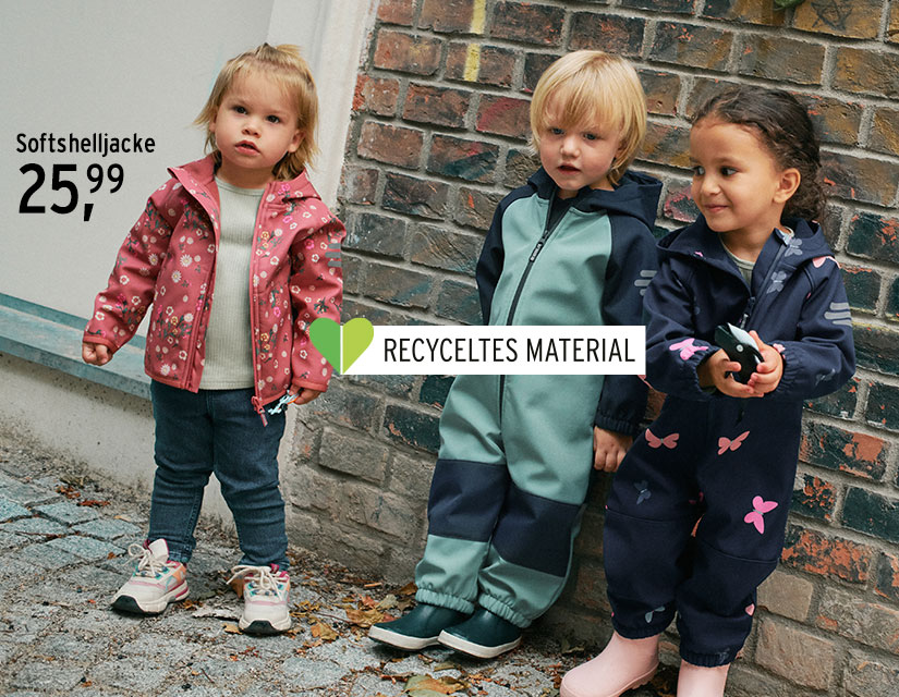 Fleece- und Softshellmode für Kinder