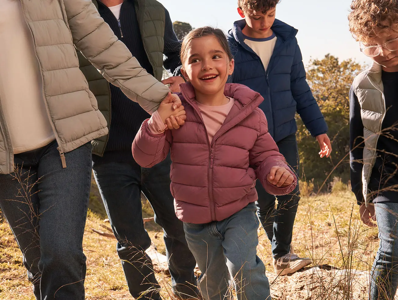 Gewatteerd jack voor meisjes baby's