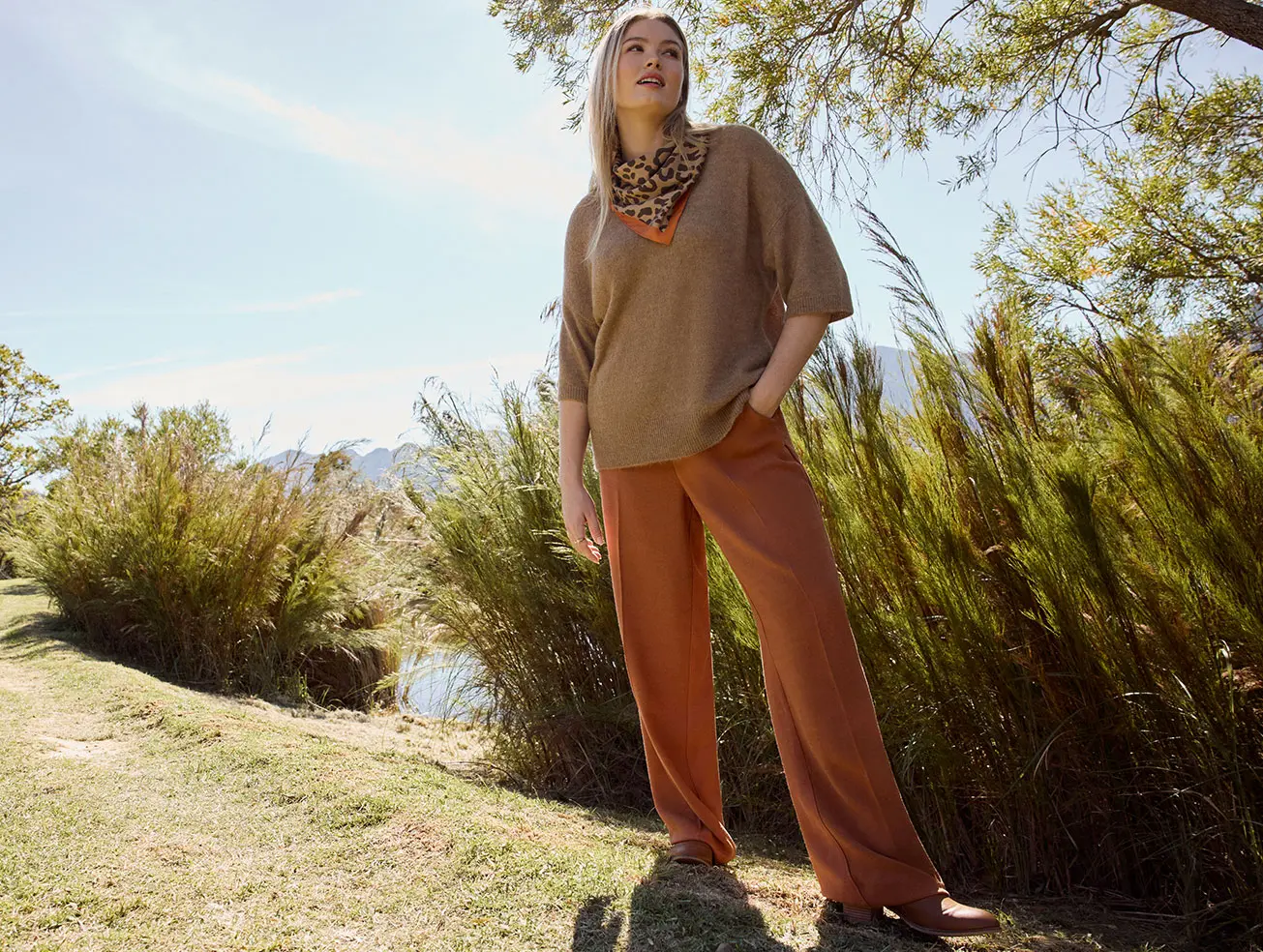 Modieuze gebreide trui voor dames