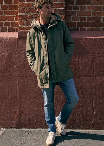 Groene parka