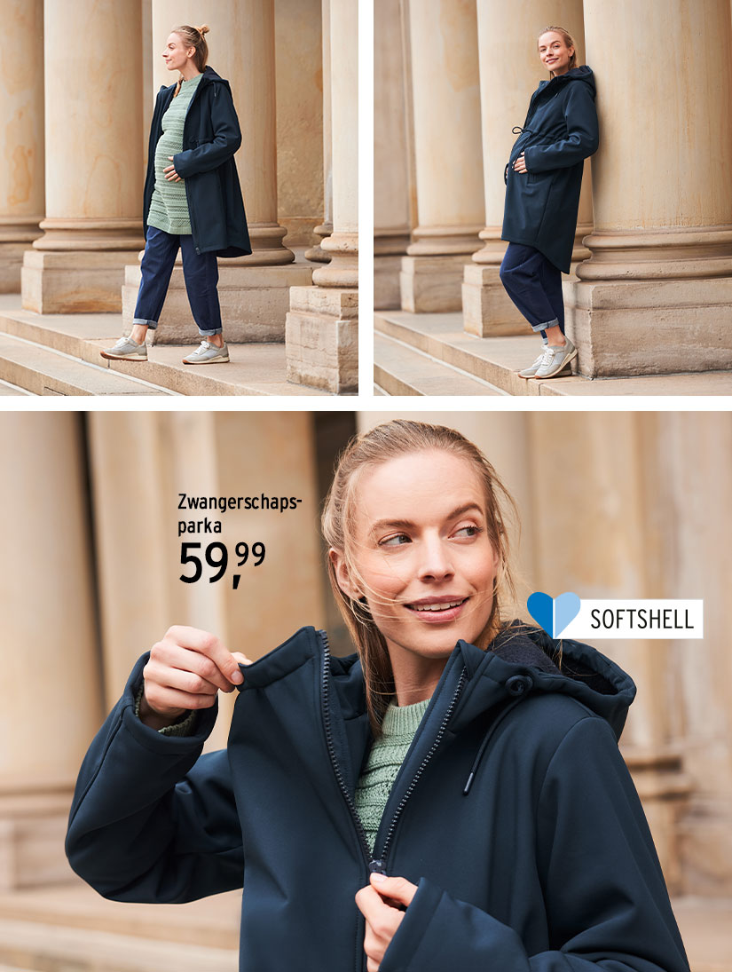 Functionele zwangerschapsparka