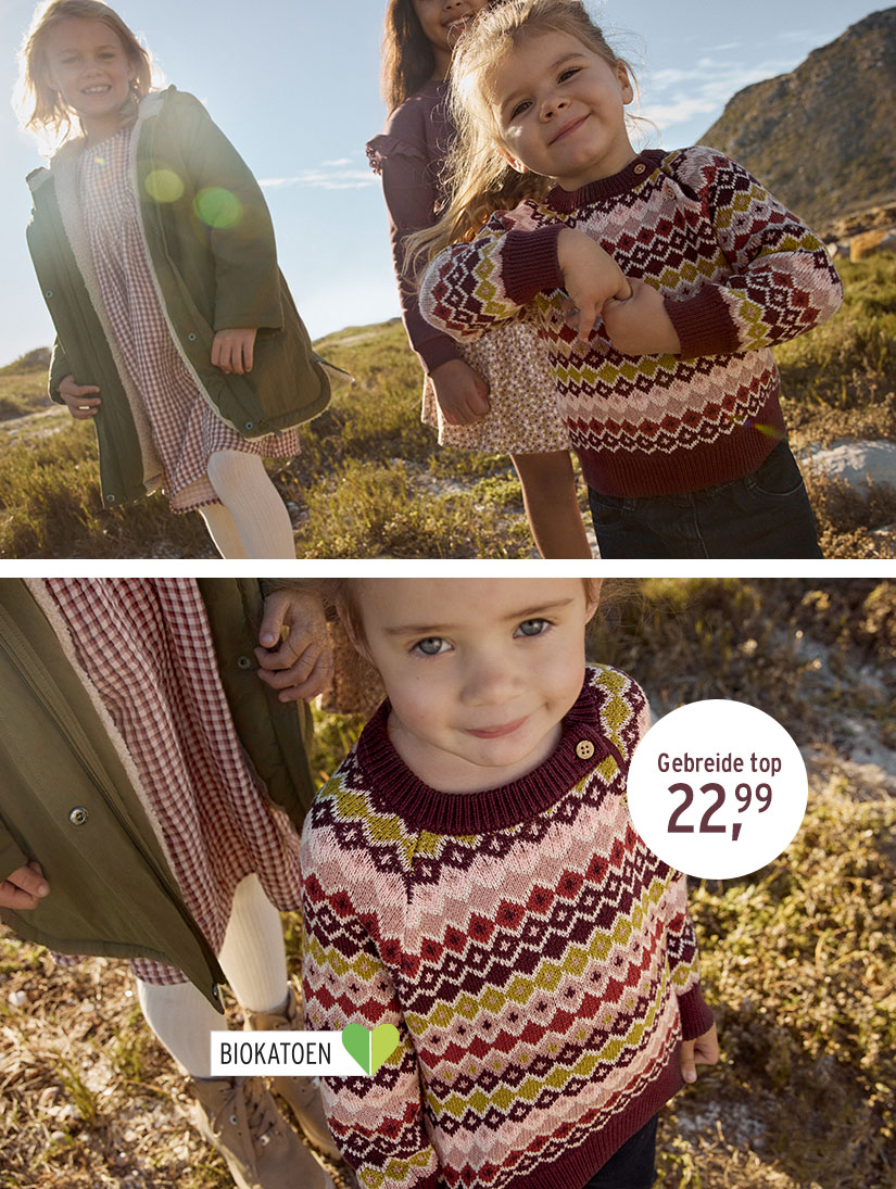 Gebreide trui voor baby's