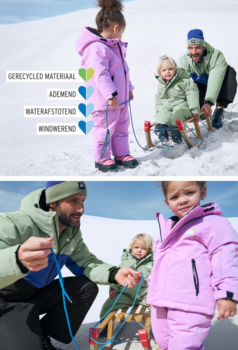 Sneeuwjack voor babymeisjes