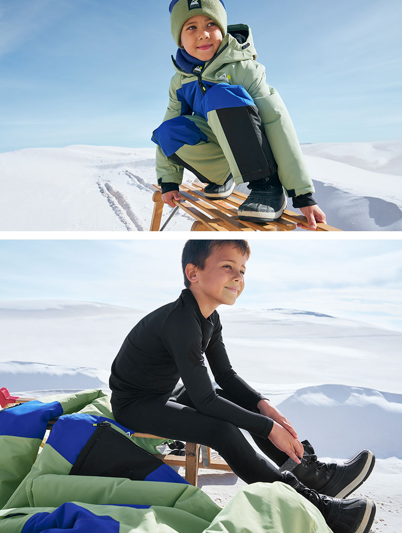 Sneeuwjack & thermoshirt