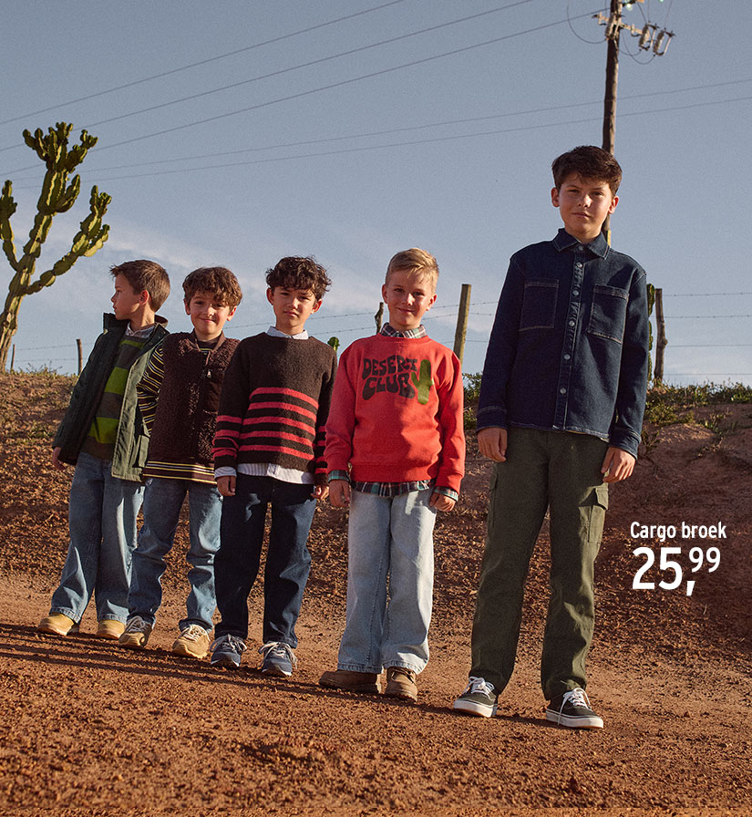 Cargo broeken voor jongens