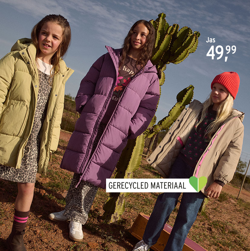 Jas in beige voor meisjes