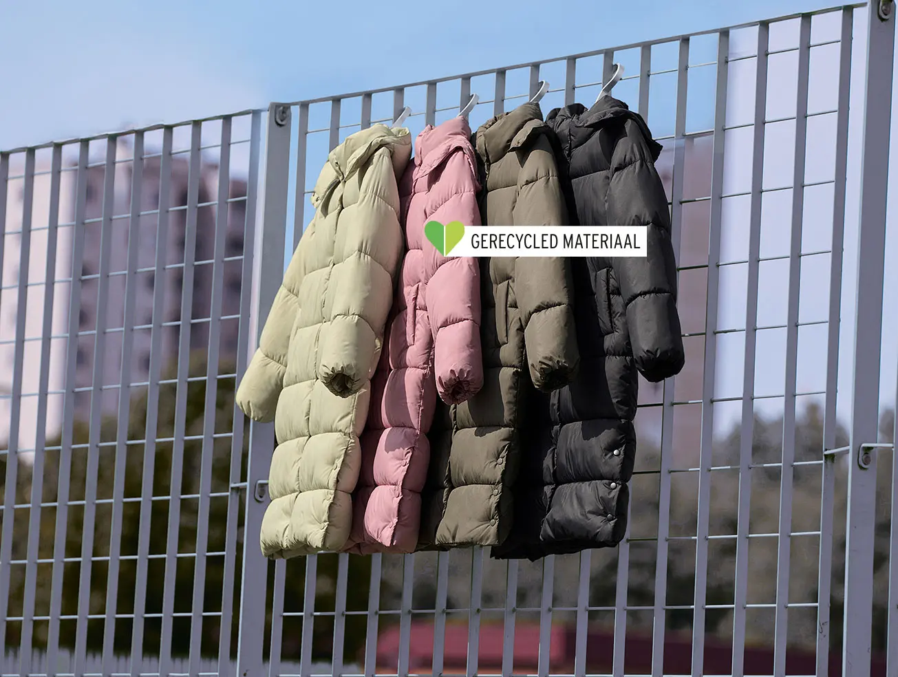 Pufferjacks in verschillende kleuren