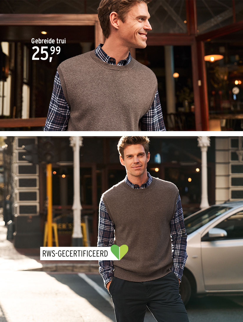 Gebreide trui voor mannen