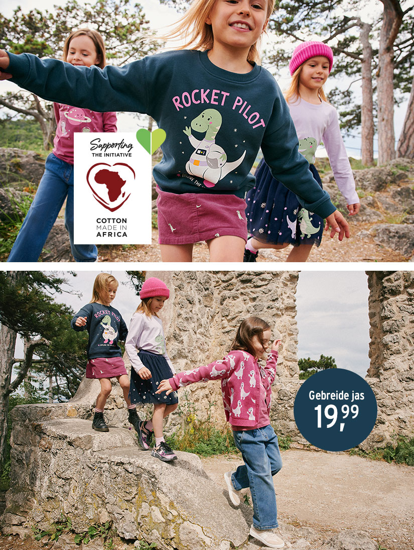 Dinofashion voor meisjes