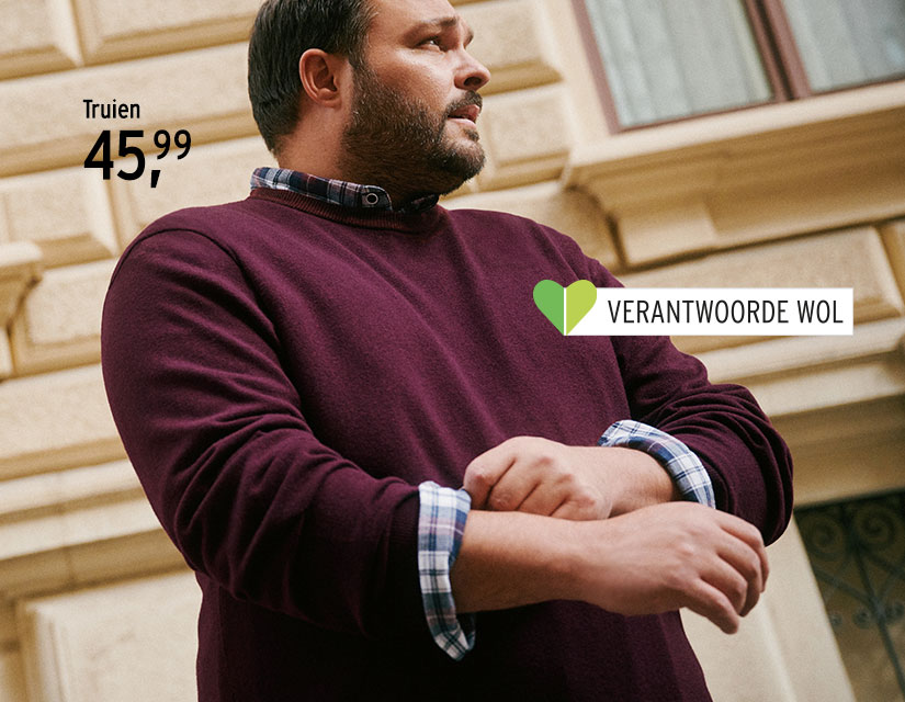 Herenmode in grote maten