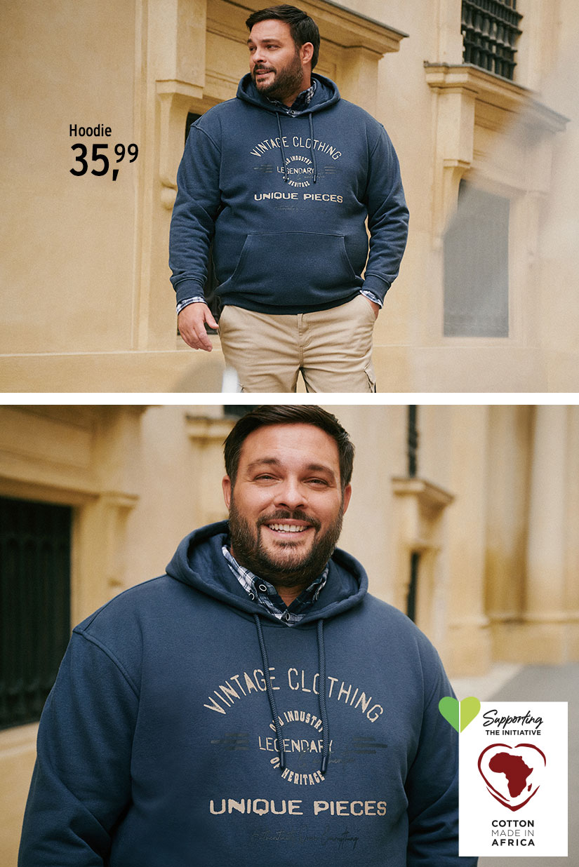 Sweater hoodie voor heren