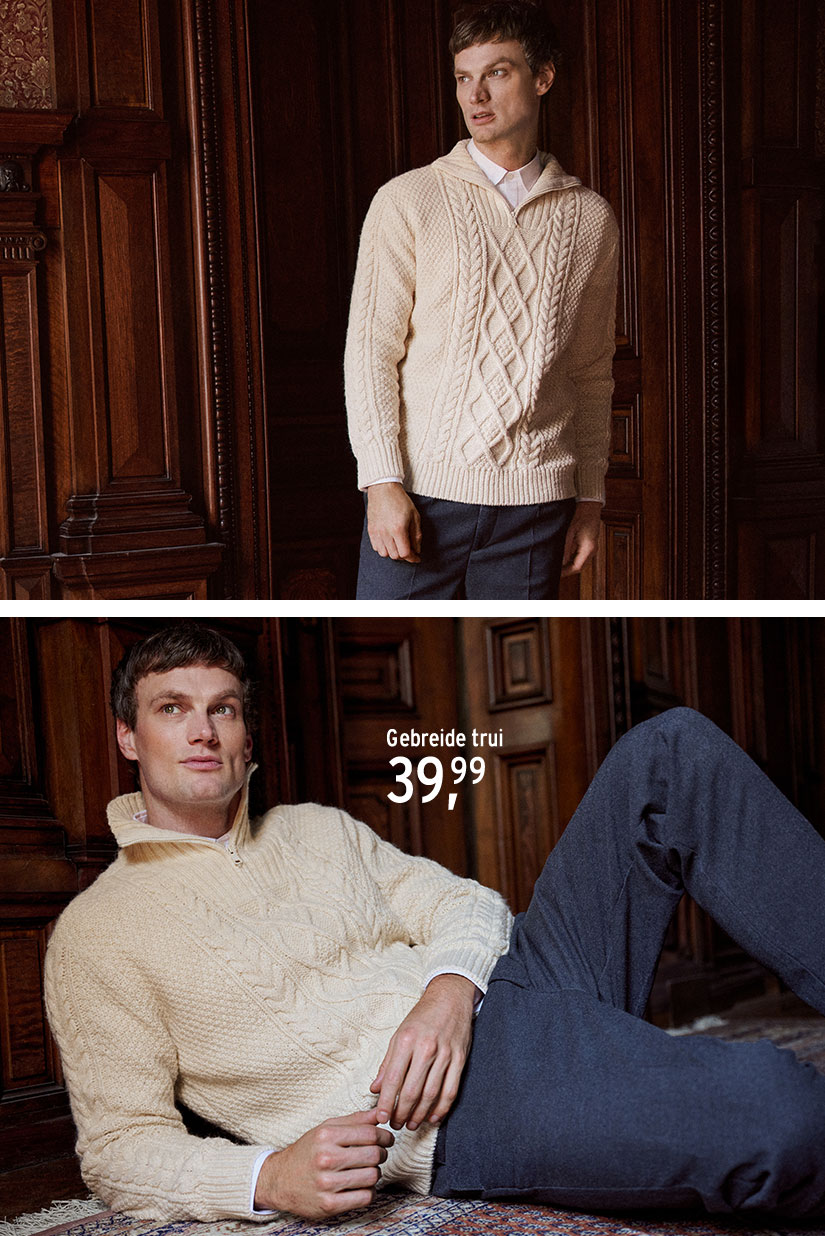 Gebreide herentrui