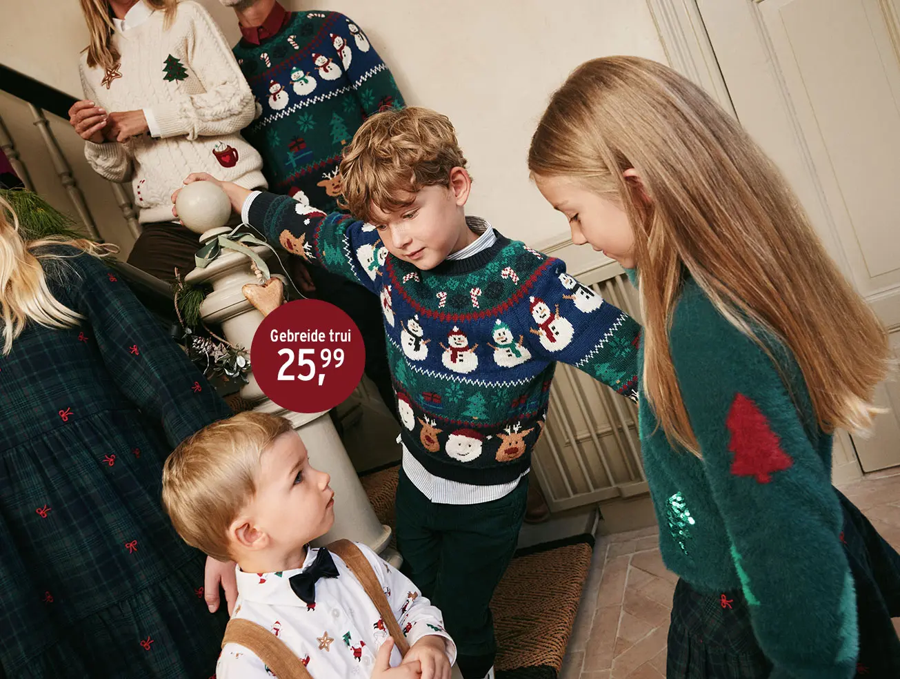 Gebreide trui voor jongens