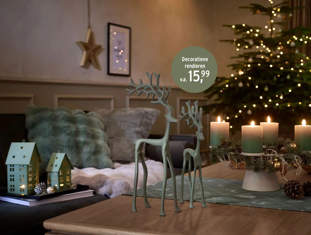 Decoratieve rendieren voor in huis