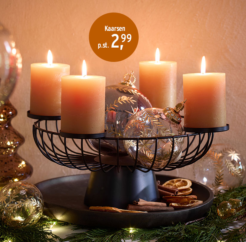 Kaarsen en kandelaars van de familie van Ernsting