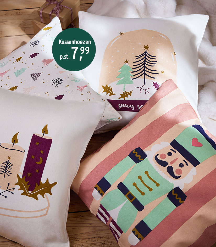 Kerst kussenhoezen