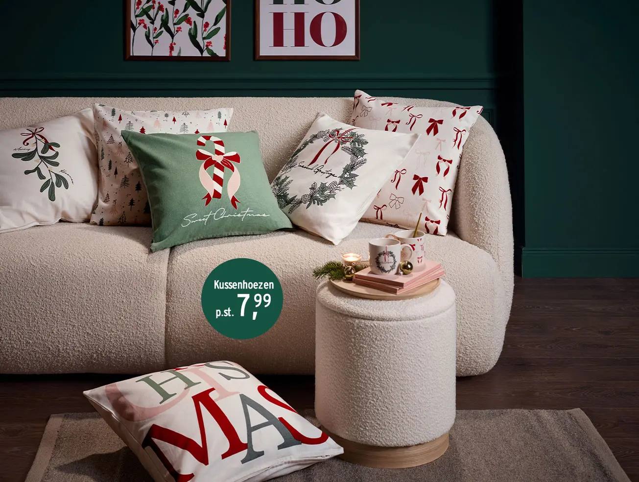Kerst kussenhoezen