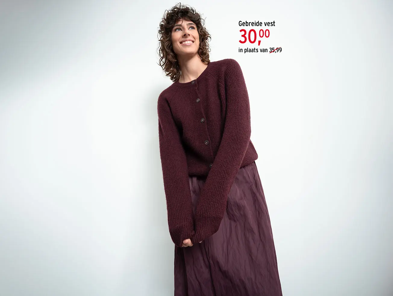 Rood vest voor dames