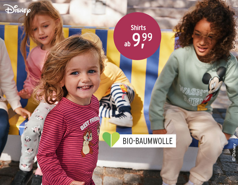 Mode mit Disney-Motiven für Kinder