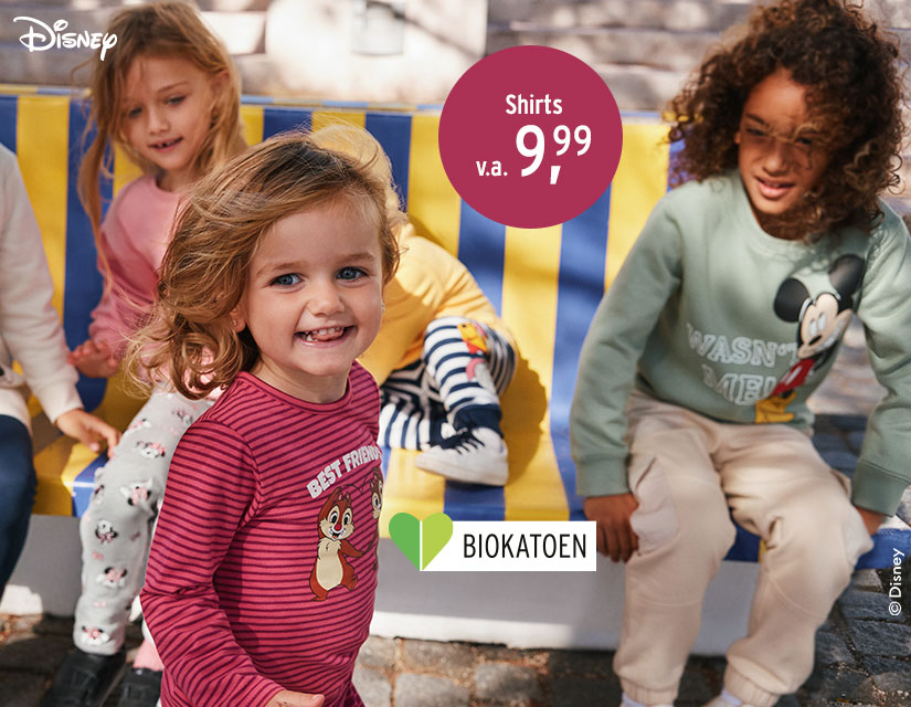 Mode met Disneymotieven voor kinderen