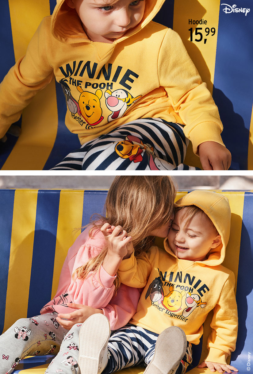 Winnie de Poeh-muts voor baby's