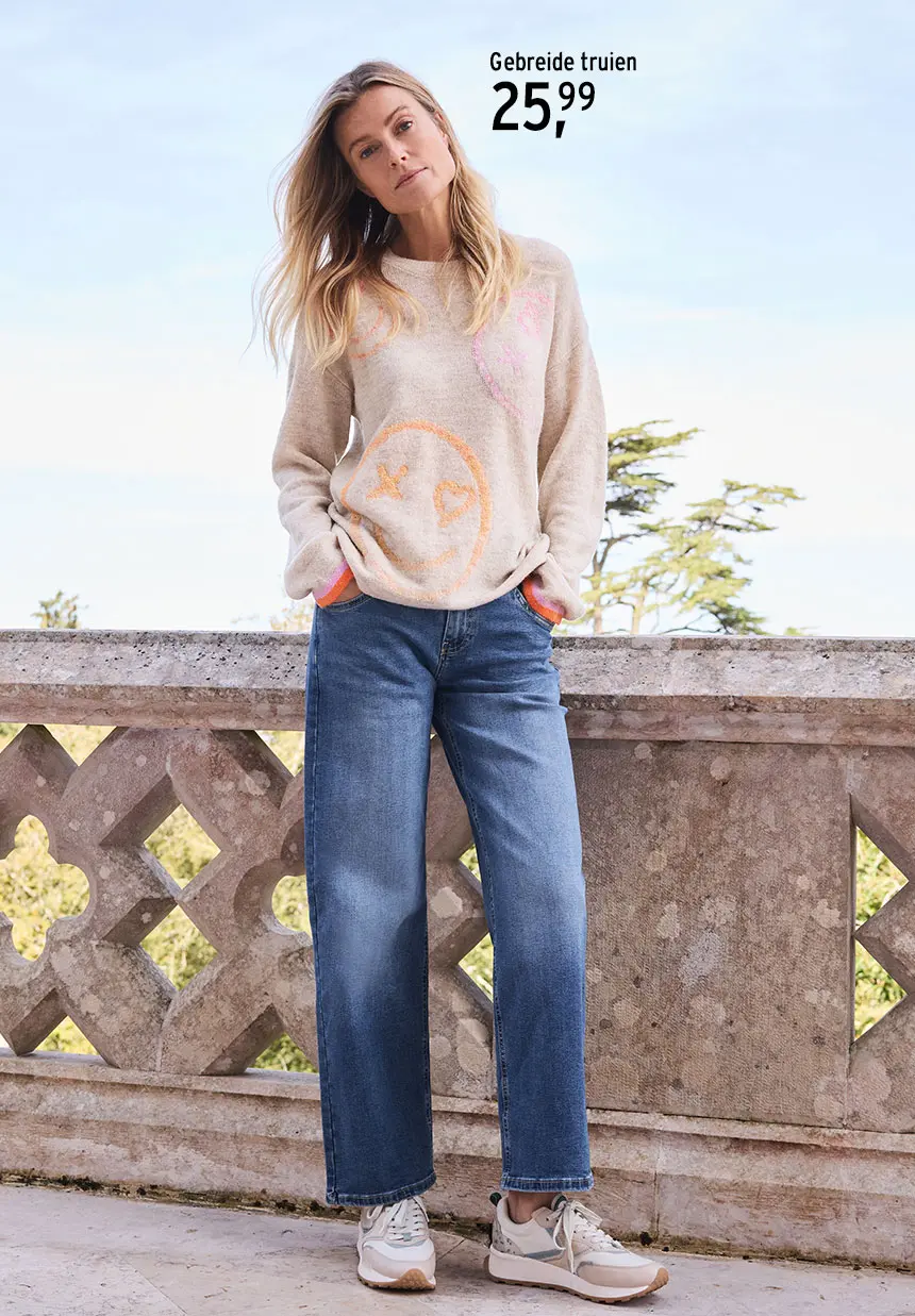 Trui met jeans