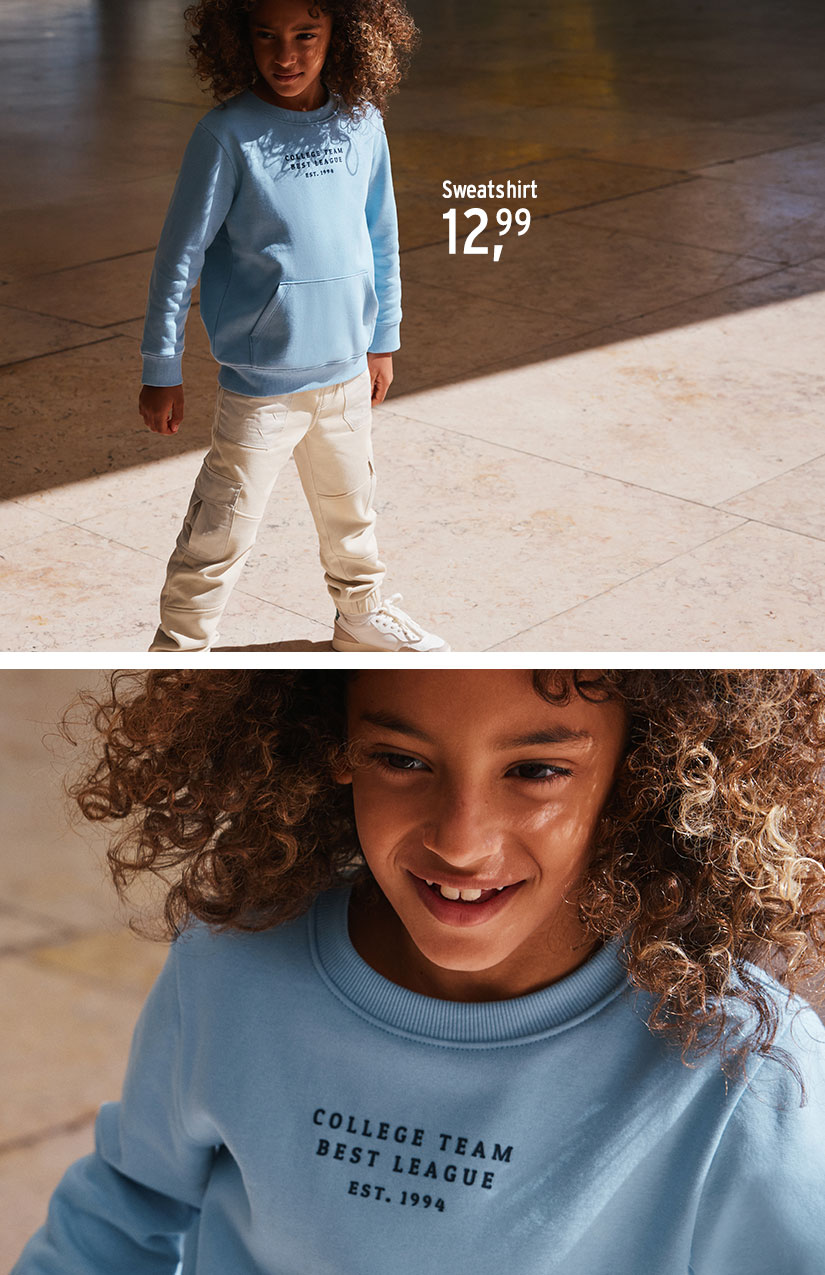 Trui met print voor jongens