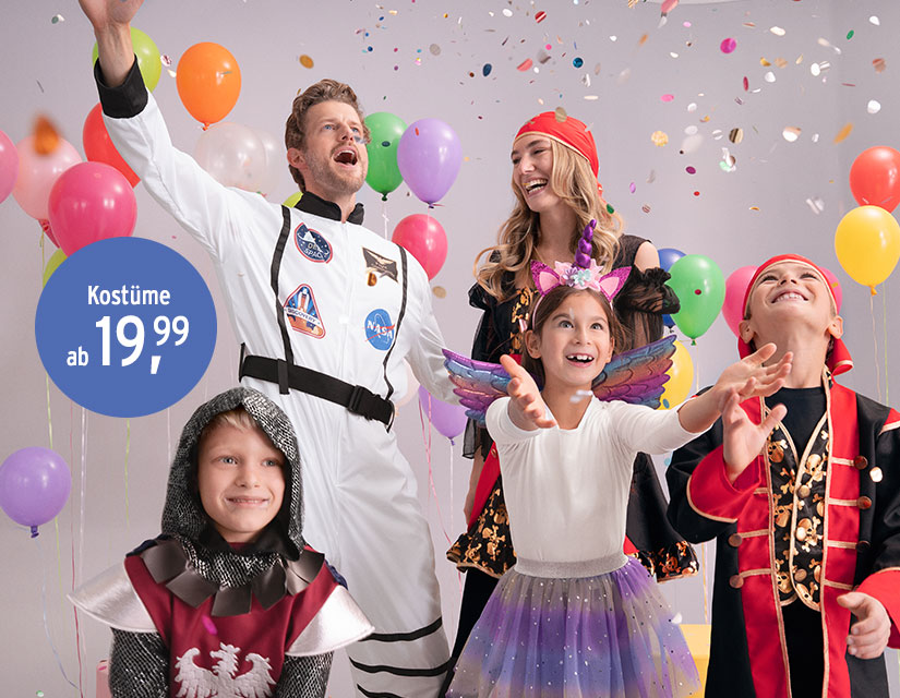 Kostüme für Karneval