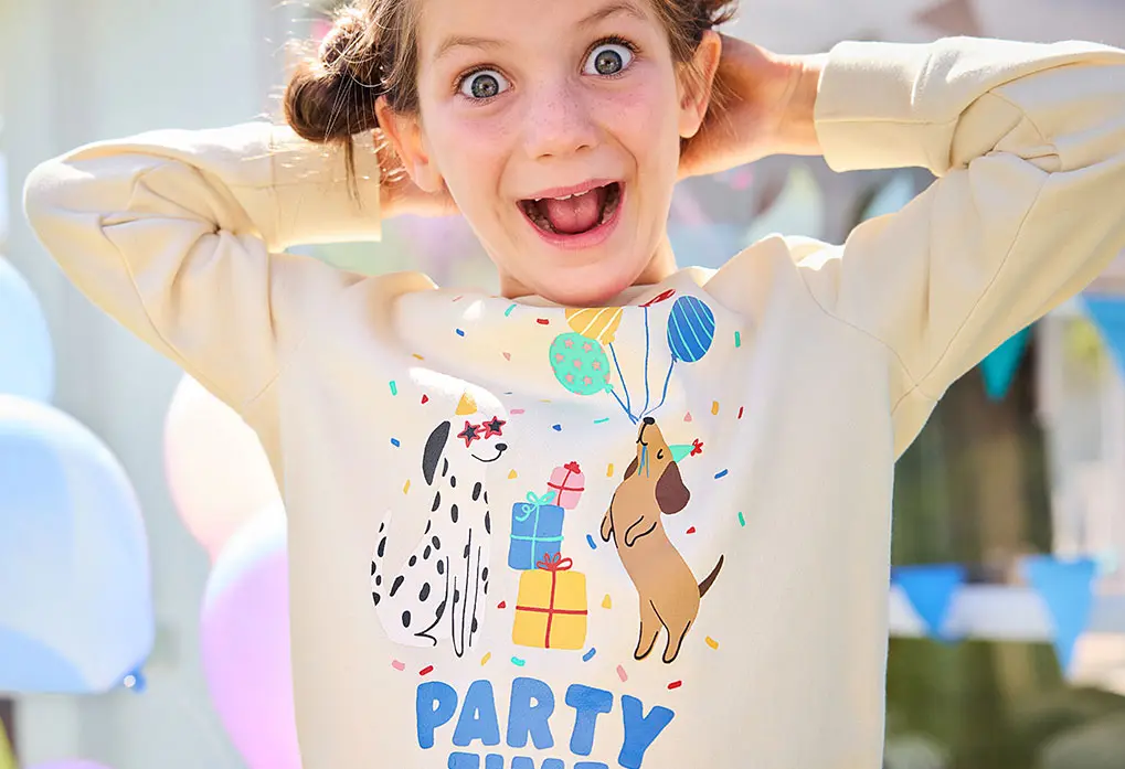 Shirt met hondenprint