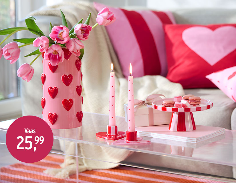 Valentijnsdecoraties voor thuis