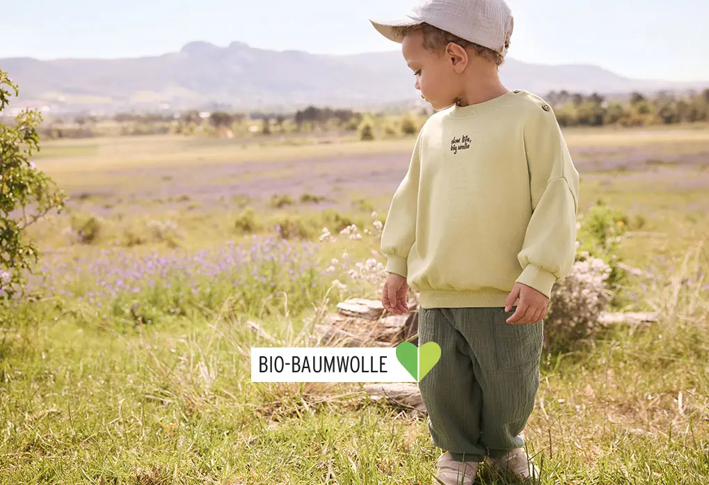 Baby-Sweatshirt mit Bio-Baumwolle