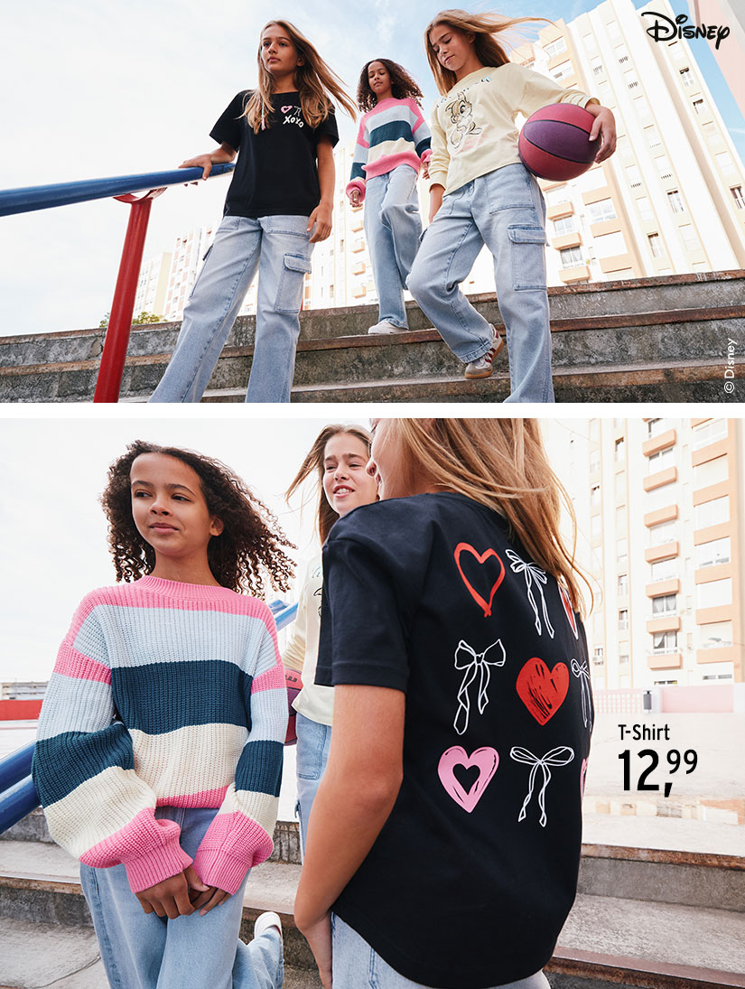 T-shirts voor meisjes met coole ontwerpen