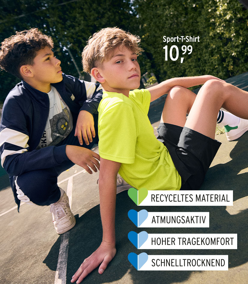 Sport-T-Shirt für Jungen