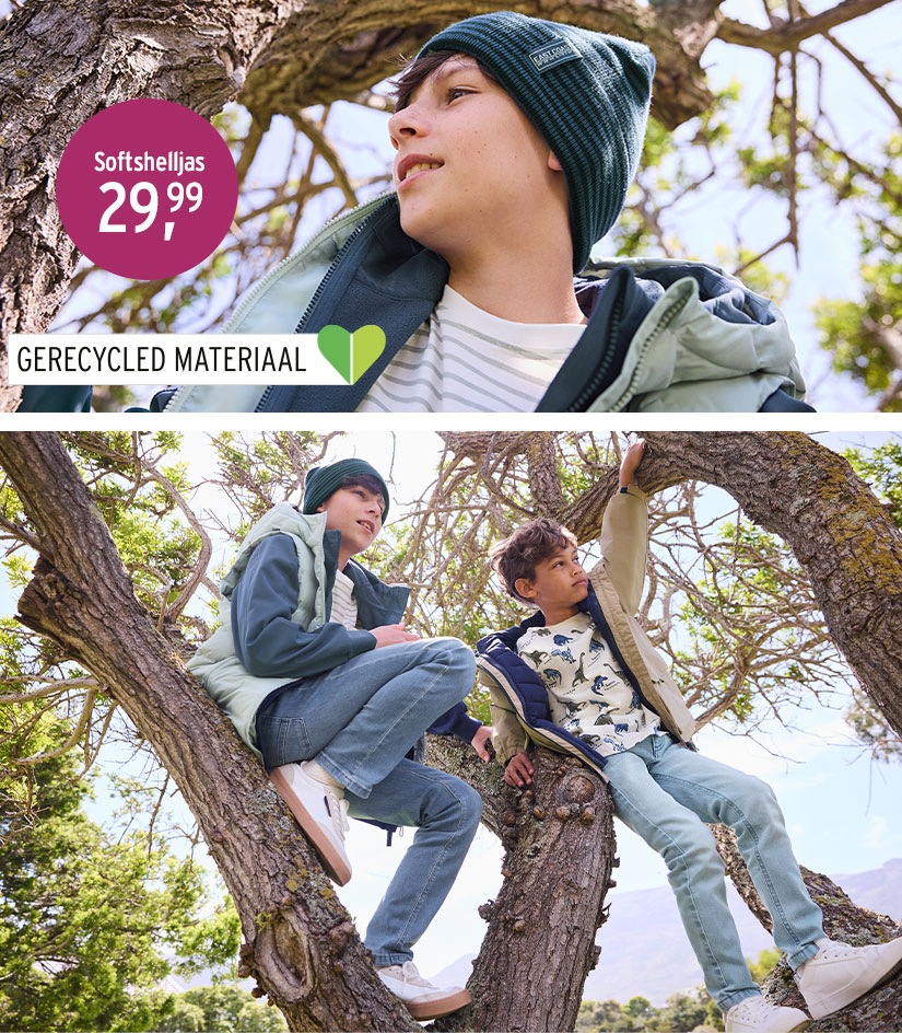 Jongensmode met gerecycled materiaal